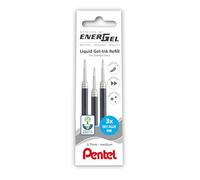 Pentel EnerGel 0.7mm Refill Wallet of 3 - Sky Blue