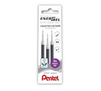 Pentel EnerGel 0.7mm Refill Wallet of 3 - Violet