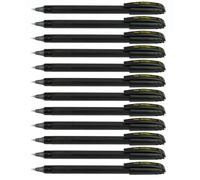 Pentel Rollerball Pen EnerGel Capstyle ECO BL417R-A 0.7mm Black 96% Recycled - Pack of 12
