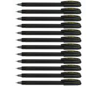 Pentel EnerGel 96% Recycled Pen Black - Pack of 12