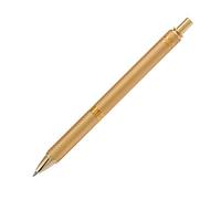 Pentel® EnerGel® Alloy Retractable Gel Pen, Medium Point, 0.7 mm, Gold Aluminum Barrel, Black Ink