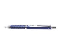 PENTEL EnerGel Alloy RT Retractable Liquid Gel Pen, 7mm, Blue Barrel, Black Ink (BL407CA)
