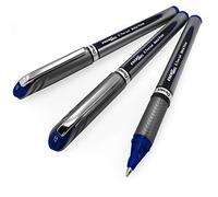 Pentel-Energel BL27 Liquid Gel Ink Rollerball Pen - 0.7mm Metal Tip - Blue Ink - Pack of 3