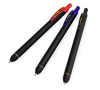 Pentel Energel BL437R1 Retractable Gel Ink Rollerball Pen - 0.7mm Nib - Black, Blue, Red - Pack of 3