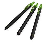 Pentel Energel BL437R1 Retractable Gel Ink Rollerball Pen - 0.7mm Nib - Lime Green - Pack of 3