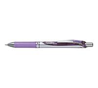 Pentel EnerGel BL77-VO Retractable Rollerball Pen Purple 0.4 mm Medium Conical Refillable