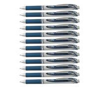 Pentel EnerGel BL77 X-Medium Retractable NAVY Ink Rollerball Pen (Pack of 12)