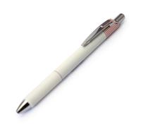 Pentel EnerGel Clena Retractable Liquid Gel Pen, Micro Fine Point 0.3mm Needle Tip, Black Ink, Classical Pink Body (BLN73LP-A)