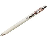 Pentel EnerGel Clena Retractable Liquid Gel Pen, Micro Fine Tip 0.5mm Needle Tip, Black Ink, Classic Pink Body (BLN75LP-A)