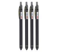 Pentel EnerGel Click Roller Gel Pen - Pack of 4 (BLACK PENS)