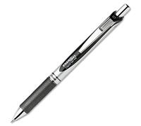 Pentel EnerGel Deluxe RTX Retractable Liquid Gel Pen,0.7mm Metal Tip, Black Set of 5 ( BL77-A ) by Pentel