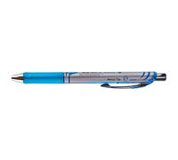 Pentel EnerGel Gel Rollerball Pen with Push Mechanism Pack of 6 0.7 mm Blue Pack
