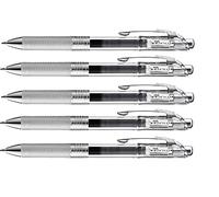 Pentel EnerGel iNFREE Retractable Gel Pen 0.7mm Tip Black Ink BL77TL-A (Set of 5) Supplied Loose …
