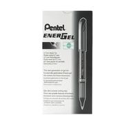 Pentel BL27-AX Energel BL27-A Roller Ball Pen (Medium) - Black (Pack of 12 pens)