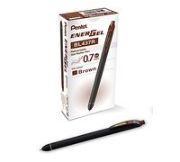 Pentel EnerGel Noir 0.7mm Brown - Pack of 12