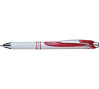 Pentel EnerGel Pearl Deluxe Retractable Liquid Gel Ink Pen, 0.7mm Point, Red Ink.