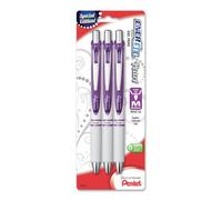 Pentel EnerGel Pearl Deluxe RTX Retractable Liquid Gel Pen, 0.7mm (BL77WBP3V) by Pentel