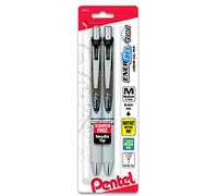 Pentel EnerGel Pearl Deluxe RTX Retractable Gel Pen, 0.7mm Needle Tip, 2 Pack, Black Ink (BLN77WBP2A)