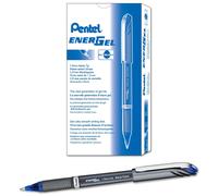 Pentel EnerGel Plus 1.0mm Rollerball - Blue Ink, (Pack of 12 Pens)