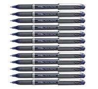 Pentel EnerGel Plus 1.0 mm Rollerball Pens – Blue Ink – Pack of 12