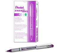 Pentel EnerGel Plus Rollerball Medium 0.7mm Tip Violet Ref BL27-V [Pack 12]