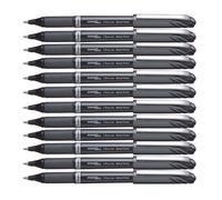 Pentel Energel Plus Rollerball Pen BL30, 0.7mm Tip, Black ink (Pack of 12 Pens)
