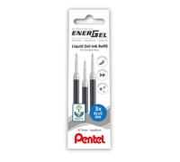 Pentel Refill LR7-3C EnerGel Liquid Gel Ink 0.7mm Medium - Pack of 3, Blue