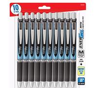 Pentel EnerGel RTX Retractable Premium Liquid Gel Pen, (0.7mm) Needle Tip, Ultra Smooth, Medium Line, Black Ink 10 Pack