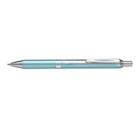 Pentel Energel Sterling Light Blue Metal Retractable Gel Rollerball Pen