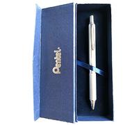Pentel EnerGel Sterling - Liquid Gel Pen - Line Width 0.35 mm, Ball Diameter 0.7 mm, Writing Color (Silver, Gift Box)