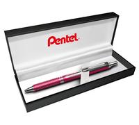 Pentel Energel Sterling Retractable Rollerball Pen, 0.7mm Tip, BL407 (Gift Box)