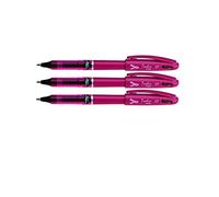 Pentel EnerGel Tradio 07 Refillable Gel Ink Pen - Pink Barrel - Black Ink (set of 3) Supplied Loose