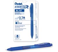 Pentel EnerGel-X 0.7mm Tip Retractable Pen, Blue (Pack of 12)