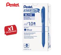 Pentel EnerGel-X 0.7mm Tip Retractable Pen, Blue (Pack of 12)
