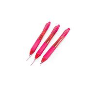 Pentel - Energel X BL107 Retractable Gel Rollerball Pens - 0.7mm - Pink Ink - Pack of 3