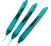 Pentel - Energel X BL107 Retractable Gel Rollerball Pens - 0.7mm - Turquoise Blue Ink - Pack of 3