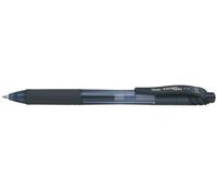 Pentel EnerGel X BL107 - Retractable Liquid Gel Ink Pen - 0.7mm - 84% Recycled - Black - Pack of 3
