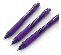 Pentel EnerGel X BL107 - Retractable Liquid Gel Ink Pen - 0.7mm - 84% Recycled - Purple Ink (3)