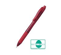 Pentel Energel X Gel Retractable Gel Rollerball Pen 1.0Mm Tip 0.5Mm Line Red Pac