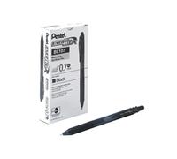 Pentel EnerGel X Retractable Gel Pen Medium Black (Pack 12) BL107-AX