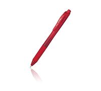 Pentel Energel-BL107-BX Tip Retractable Pen, 0.7 mm - Red (Pack of 12)