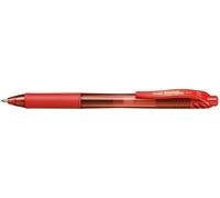 Pentel EnerGel X Retractable Rollerball, 0.7mm Tip, Red ink (One Pen)