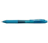 Pentel BL107 EnerGel X Retractable Rollerball Pen - Sky Blue - Single Pen