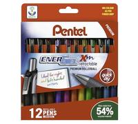 Pentel Energel XM Retractable Gel Pen Tip width 0.7mm Line Width 0.35m