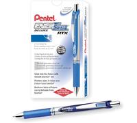 Pentel EnerGel XM BL77 - Retractable Liquid Gel Ink Pen - 0.7mm - 54% Recycled - Blue - Box of 12