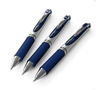 Pentel EnerGel XM BL77 - Retractable Liquid Gel Ink Pen - 0.7mm - 54% Recycled - Navy - Pack of 3
