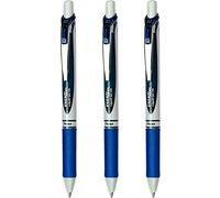 Pentel EnerGel XM BL77E-CX - Retractable Liquid Gel Ink Pen - 0.7mm - 79% Recycled - Blue Ink - Pack of 3