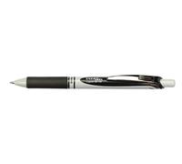 Pentel Energel XM Eco Retractable Gel Pen with 0.7mm Tip, 0.35mm Line Width - Black, Pack of 12