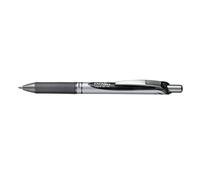 Pentel Energel Xm Retractable Gel Rollerball Pen 0.7Mm Tip 0.35Mm Line Black Pac
