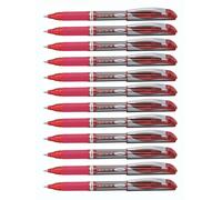 Pentel EnerGel Xm Pen, 1.0 mm - Red, Pack of 12